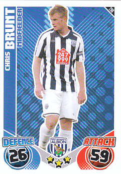 Chris Brunt West Bromwich Albion 2010/11 Topps Match Attax #298